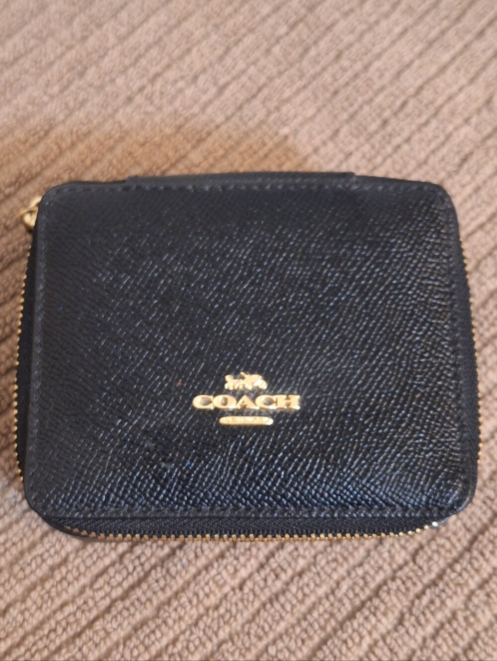 Coach Leather Jewelry Box
